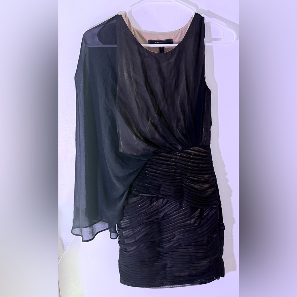 BCBGMaxAzria Glittering Dark Dress